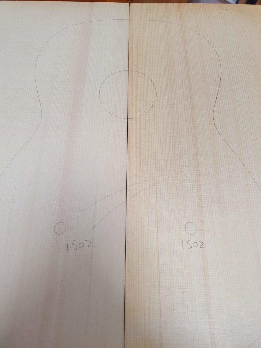 Tapa Armonica REF: 1502 de Abeto Engelmann Economico para Guitarra5