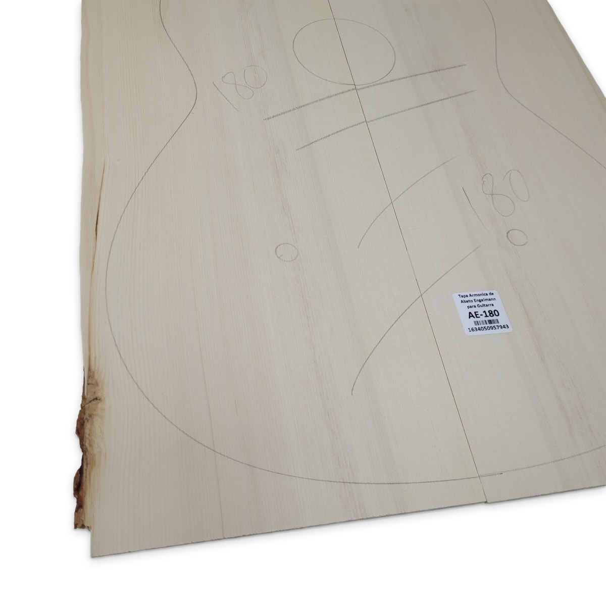 Tapa Armonica AE-180 de Abeto Engelmann AA para Guitarra9