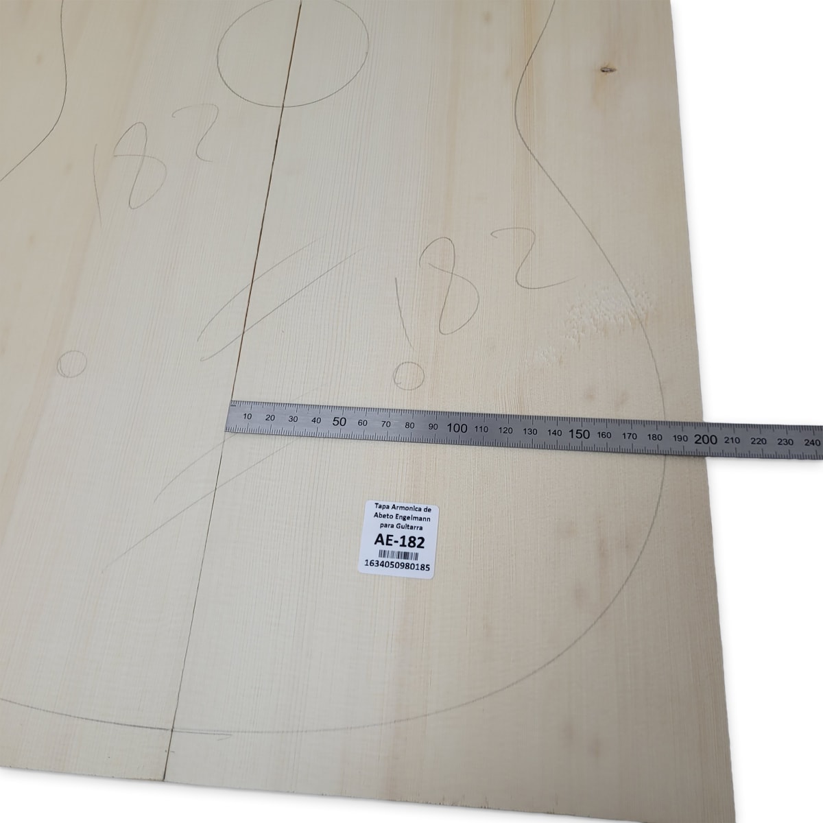 Tapa Armonica AE-182 de Abeto Engelmann AA para Guitarra4