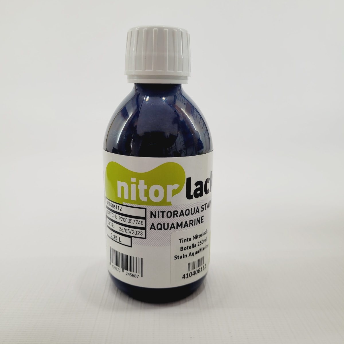 Tinta Stain AquaMarine NitorAqua by Nitorlack de 250 ml para Madera3