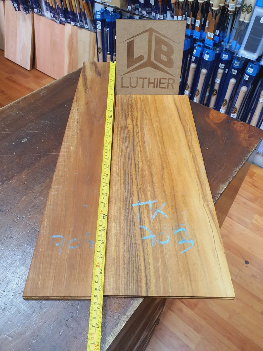 Fondo y Costados REF: TK-703 de Teak Exotico Especial para Guitarra5