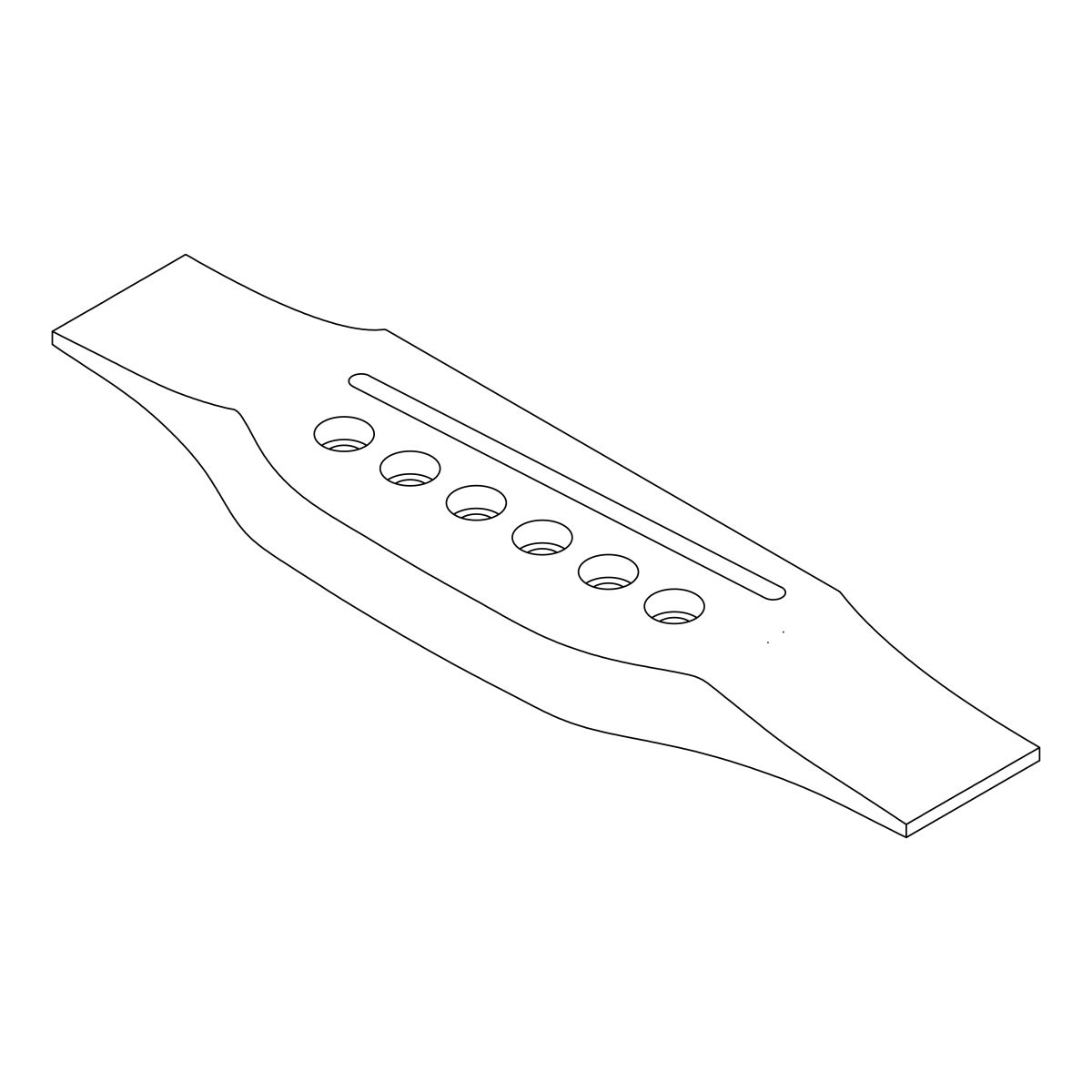 Puente de Indian Rosewood Tipo Avalos2