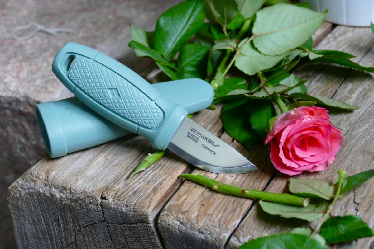 Cuchillo Morakniv 13898 Eldris LightDuty™ (S) Acero Inoxidable Color Mint Green12