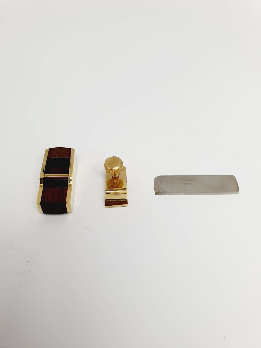 Mini Cepillo de Bronce-Ebano de 36 mm con Base Curva8