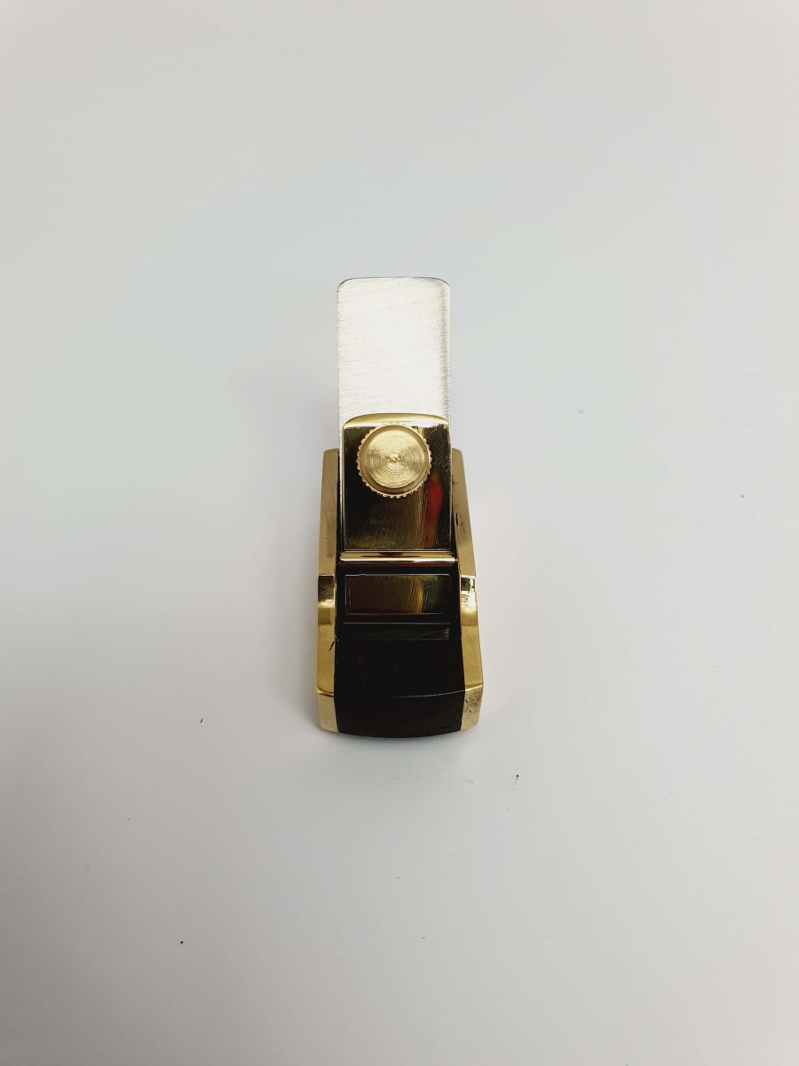 Mini Cepillo de Bronce-Ebano de 43 mm con Base Curva2