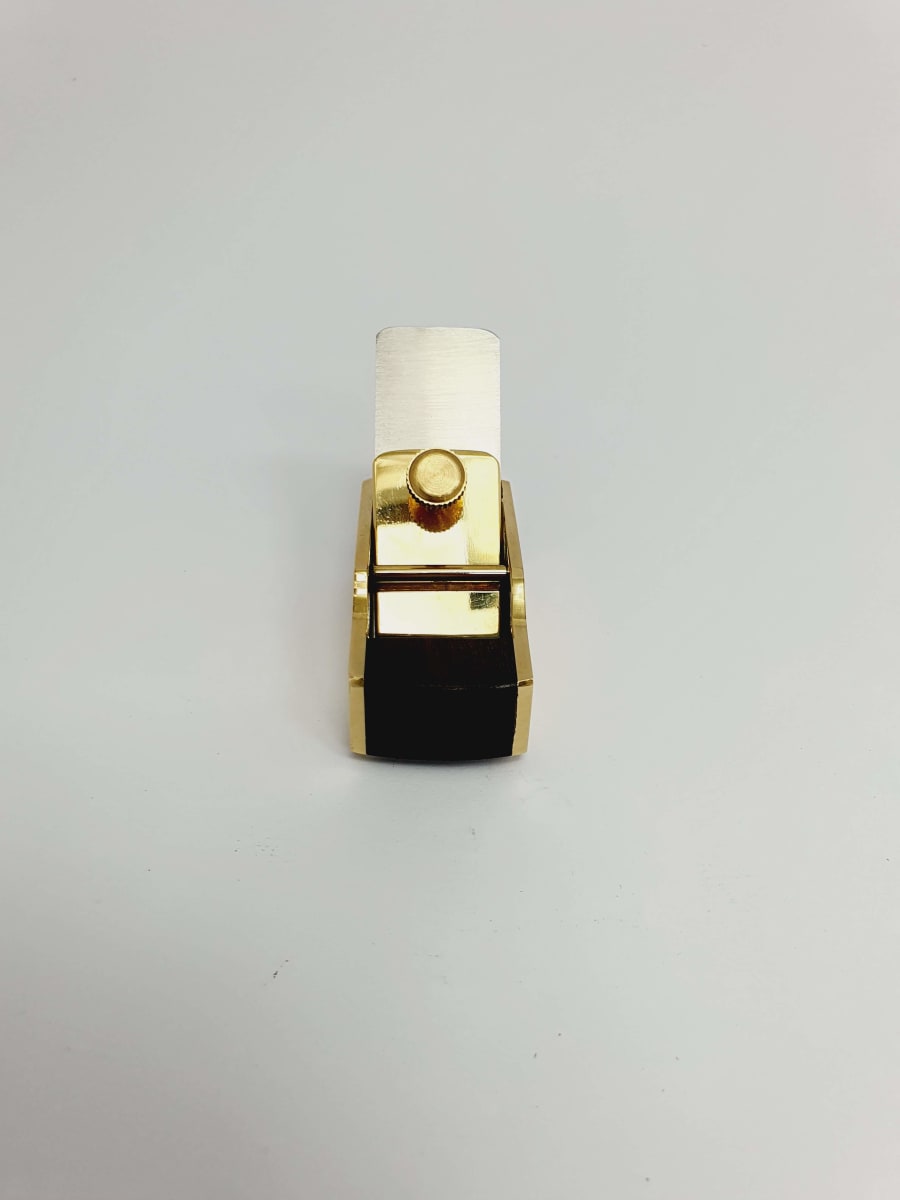 Mini Cepillo de Bronce-Ebano de 52 mm con Base Curva2