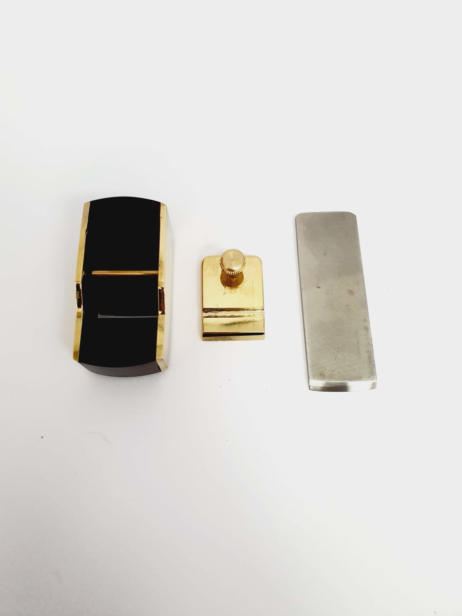 Mini Cepillo de Bronce-Ebano de 62 mm con Base Curva7