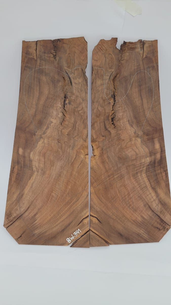 Set de Fondo y Costados BW-356 de Black Walnut para Instrumentos Pequeños 2