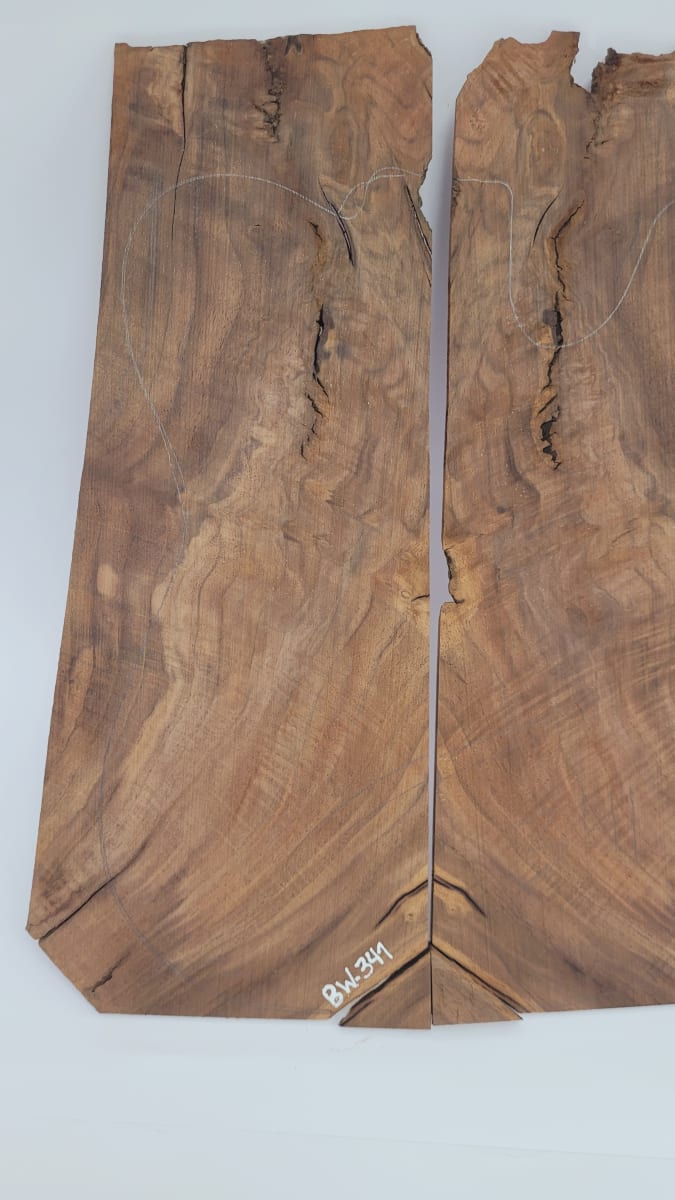 Set de Fondo y Costados BW-356 de Black Walnut para Instrumentos Pequeños4