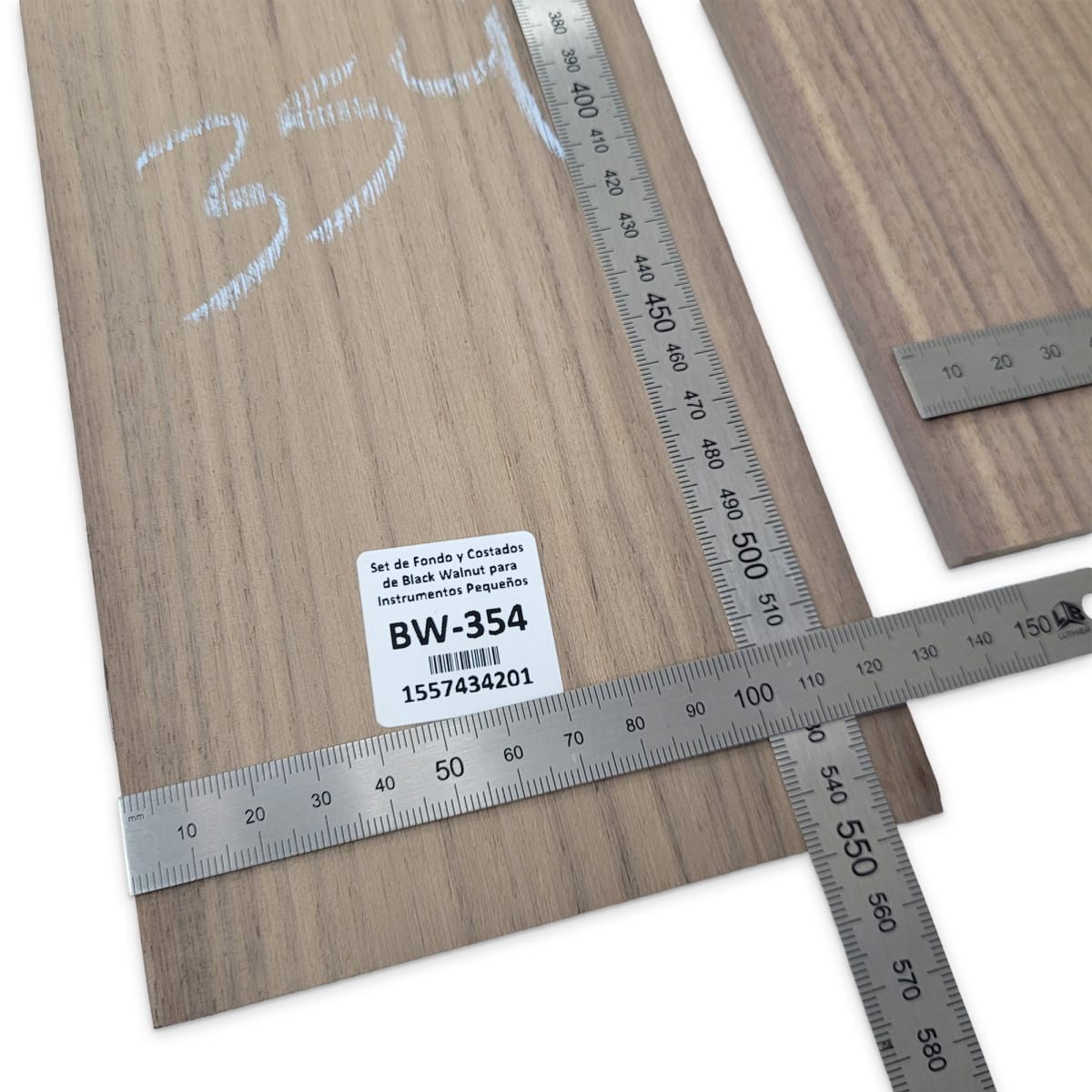 Set de Fondo y Costados BW-354 de Black Walnut para Instrumentos Pequeños4