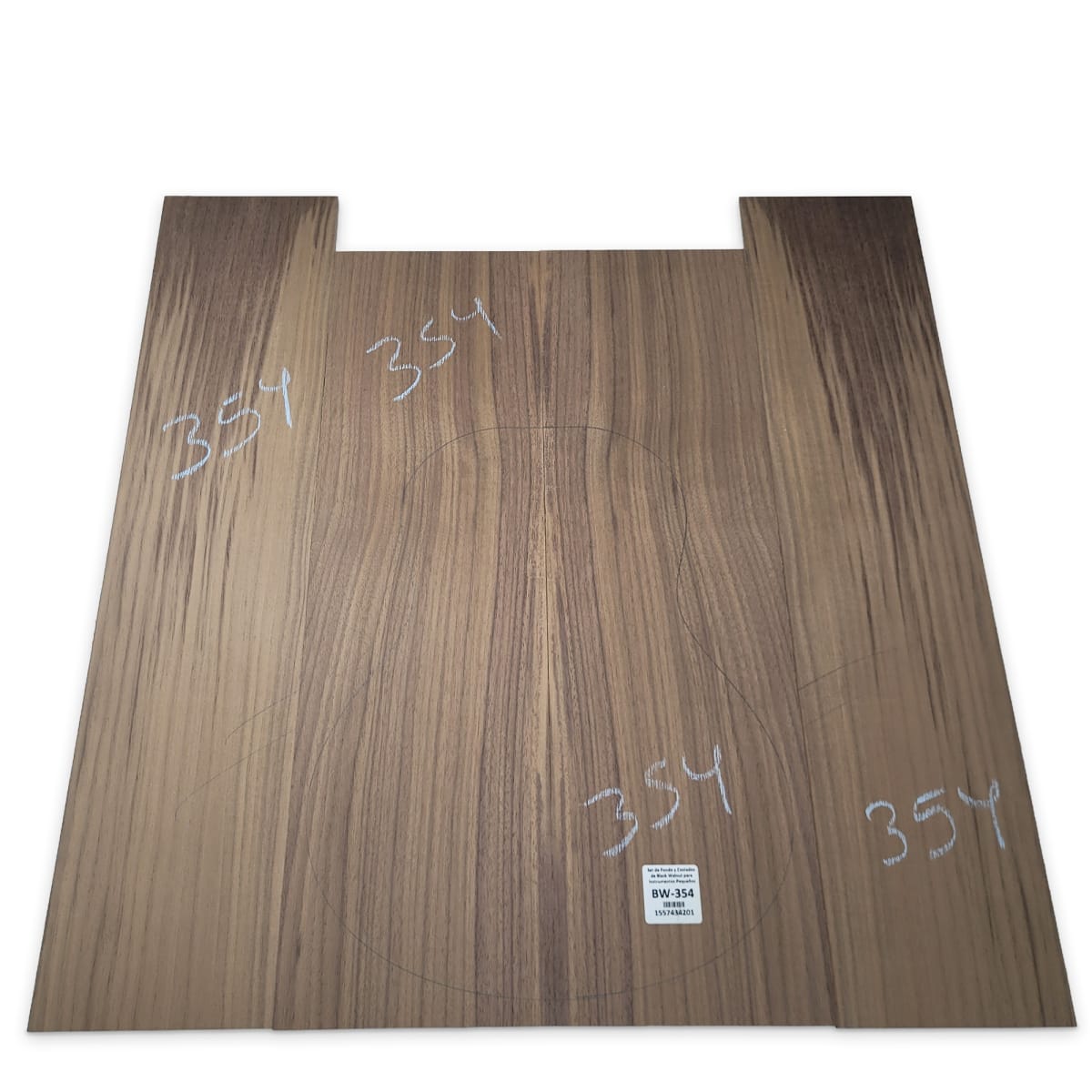 Set de Fondo y Costados BW-354 de Black Walnut para Instrumentos Pequeños9