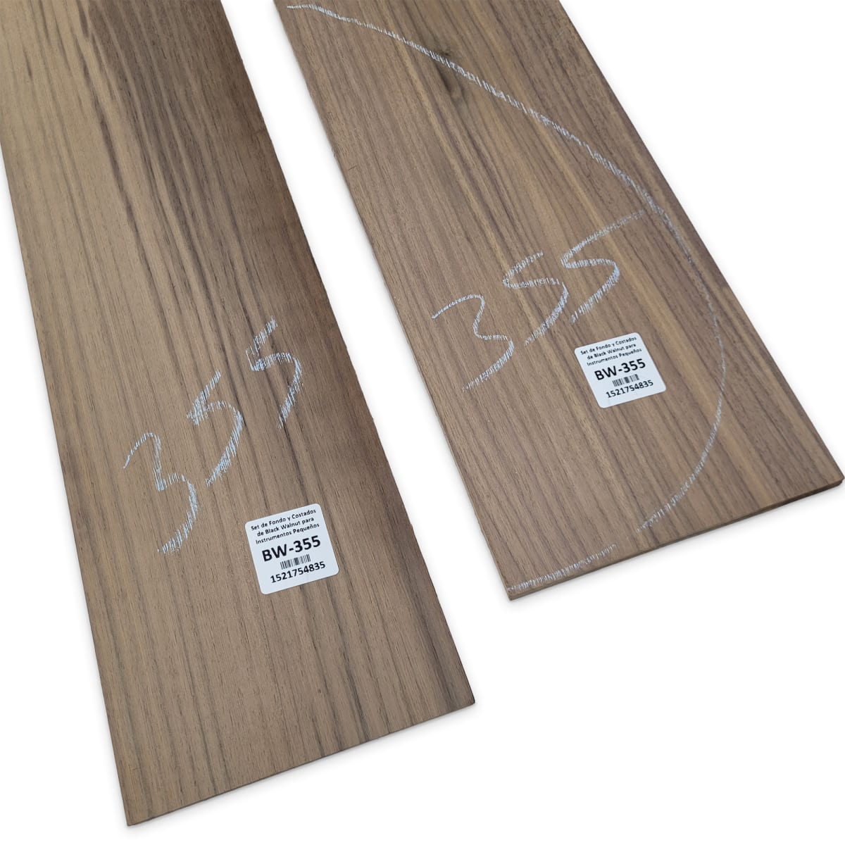 Set de Fondo y Costados BW-355 de Black Walnut para Instrumentos Pequeños5