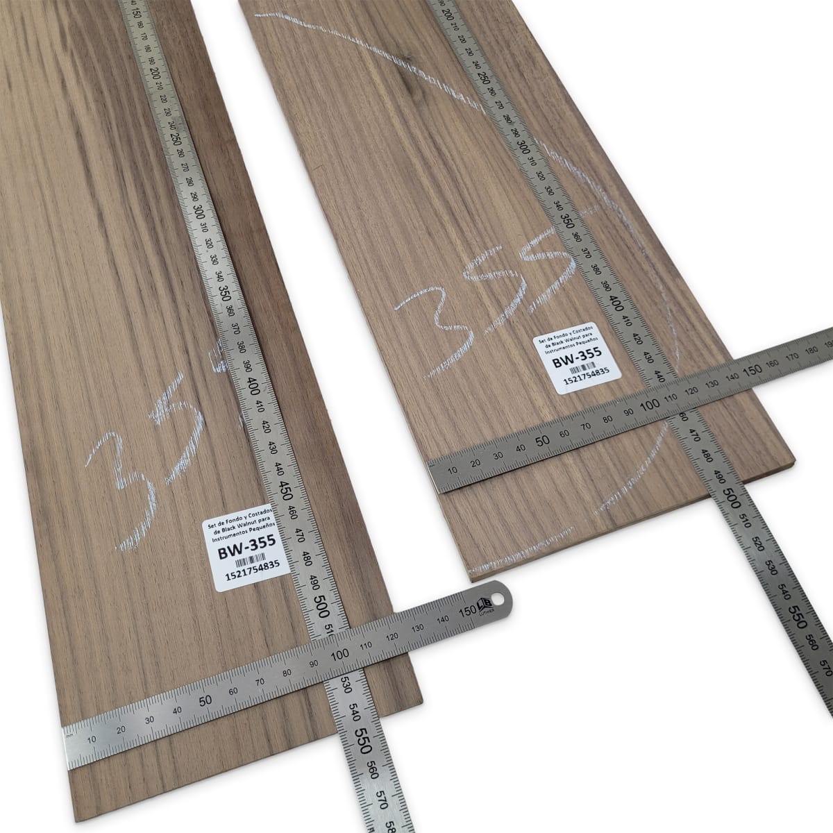 Set de Fondo y Costados BW-355 de Black Walnut para Instrumentos Pequeños2