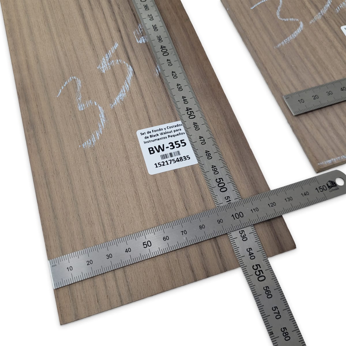 Set de Fondo y Costados BW-355 de Black Walnut para Instrumentos Pequeños3
