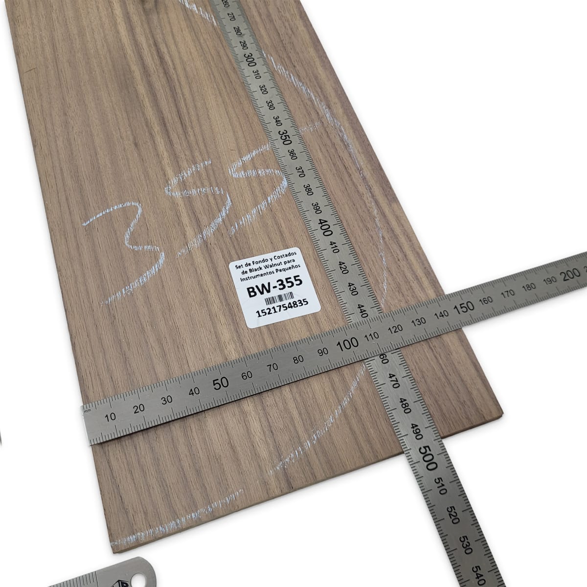 Set de Fondo y Costados BW-355 de Black Walnut para Instrumentos Pequeños4