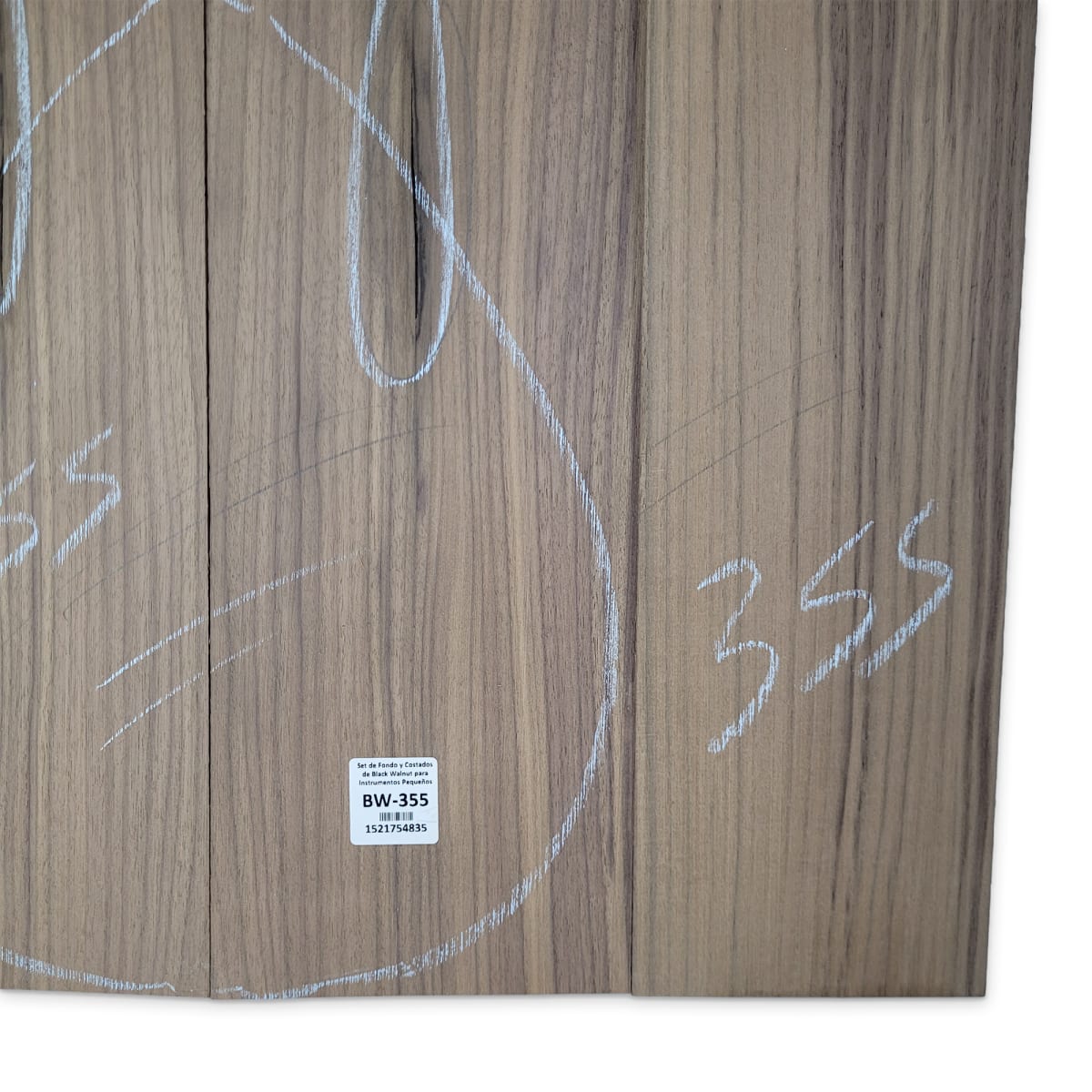 Set de Fondo y Costados BW-355 de Black Walnut para Instrumentos Pequeños8