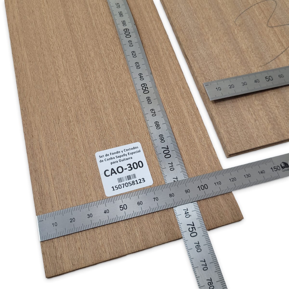 Set de Fondo y Costados CAO-300 de Caoba Sapelly Especial para Guitarra4