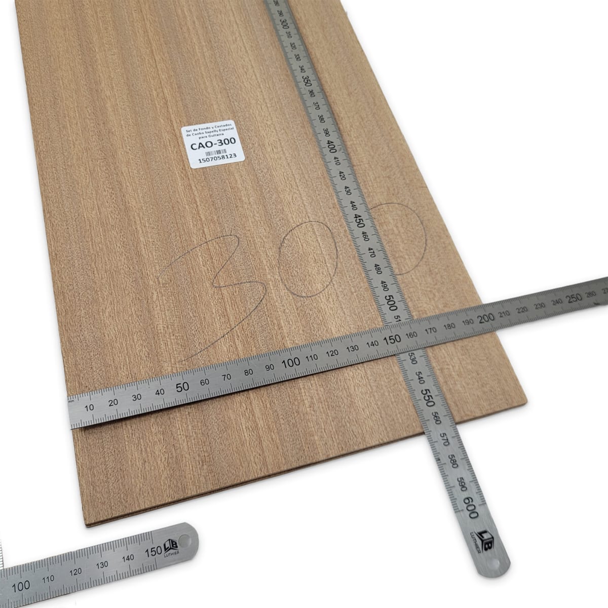 Set de Fondo y Costados CAO-300 de Caoba Sapelly Especial para Guitarra5