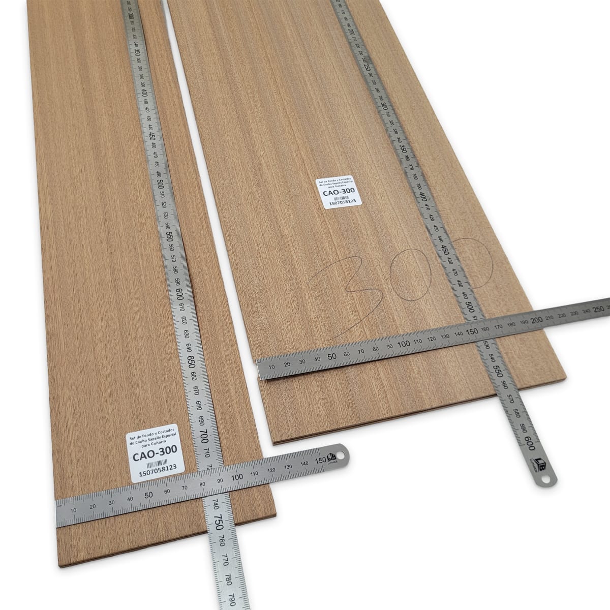 Set de Fondo y Costados CAO-300 de Caoba Sapelly Especial para Guitarra3