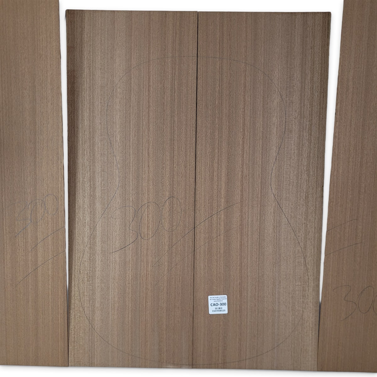 Set de Fondo y Costados CAO-300 de Caoba Sapelly Especial para Guitarra9