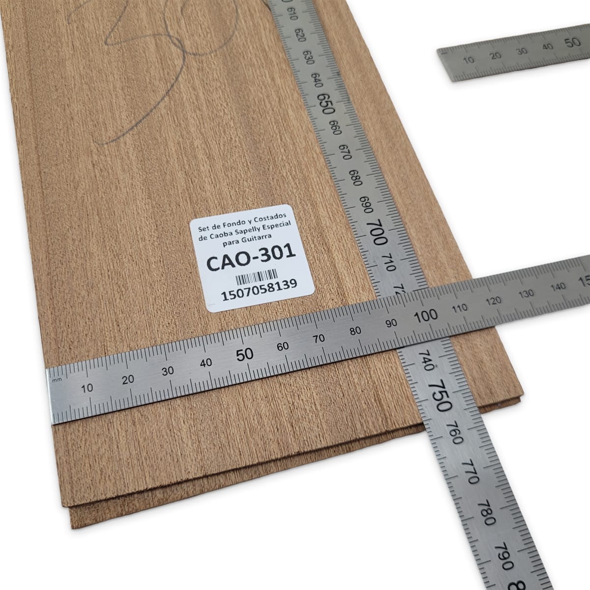 Set de Fondo y Costados CAO-301 de Caoba Sapelly Especial para Guitarra4