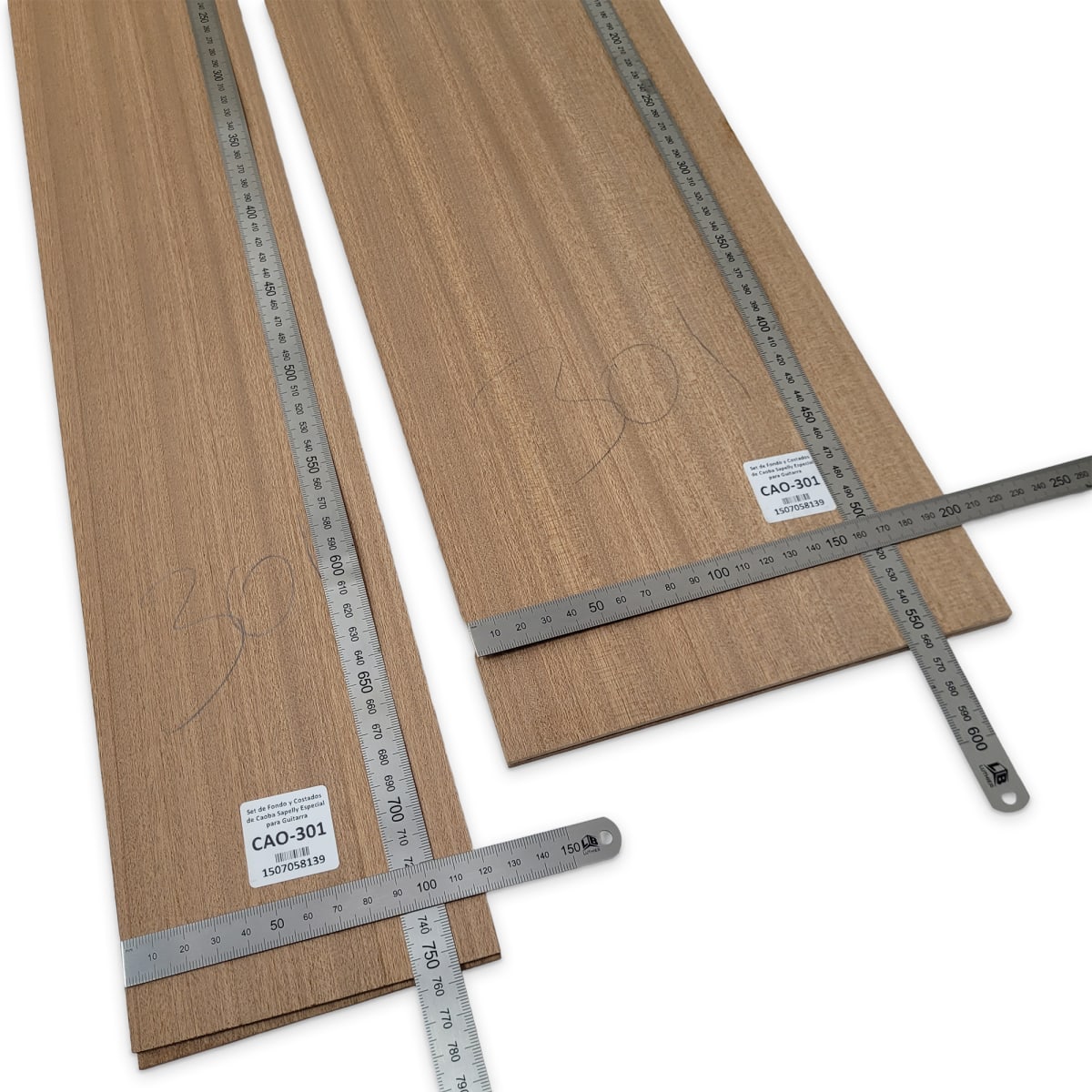 Set de Fondo y Costados CAO-301 de Caoba Sapelly Especial para Guitarra3
