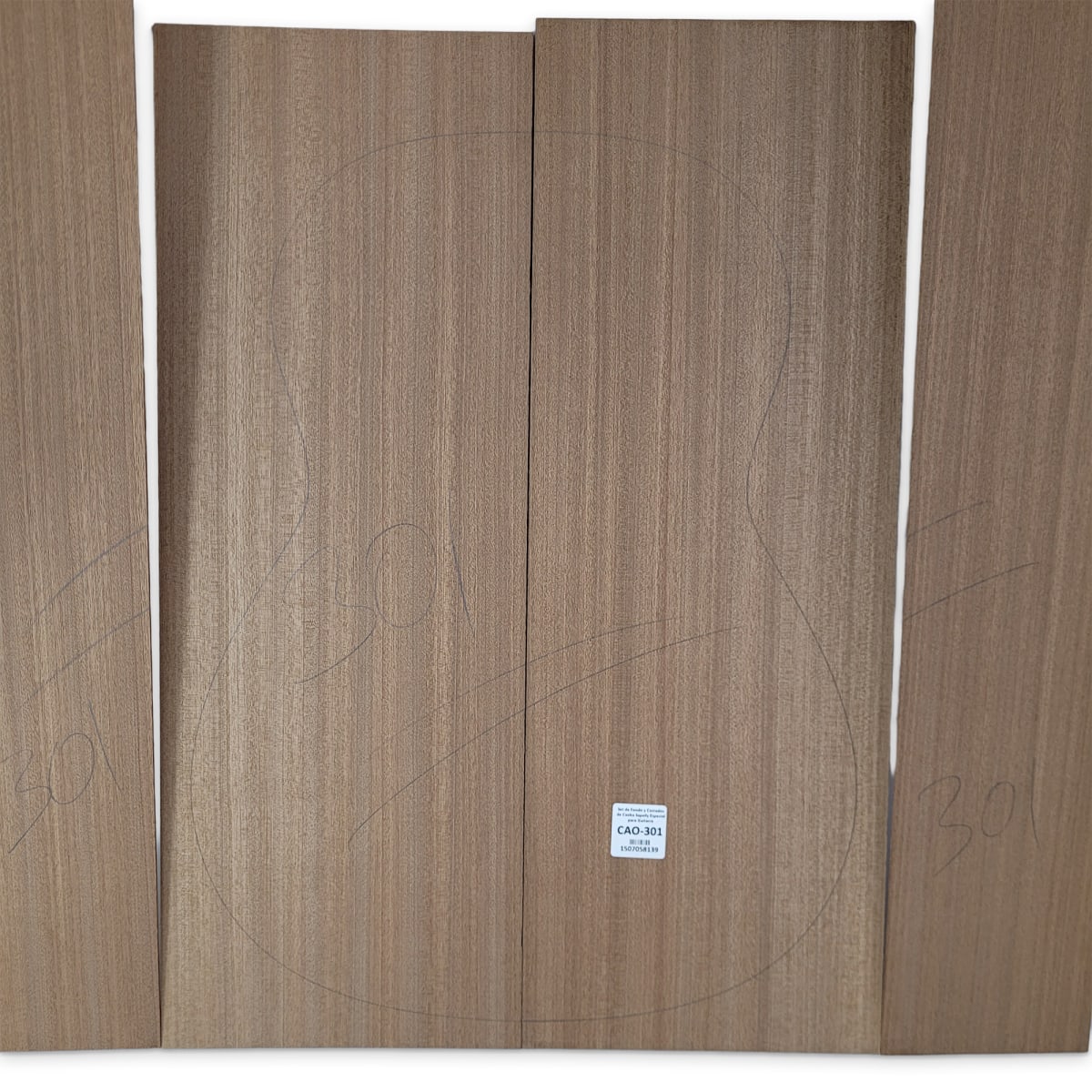 Set de Fondo y Costados CAO-301 de Caoba Sapelly Especial para Guitarra8