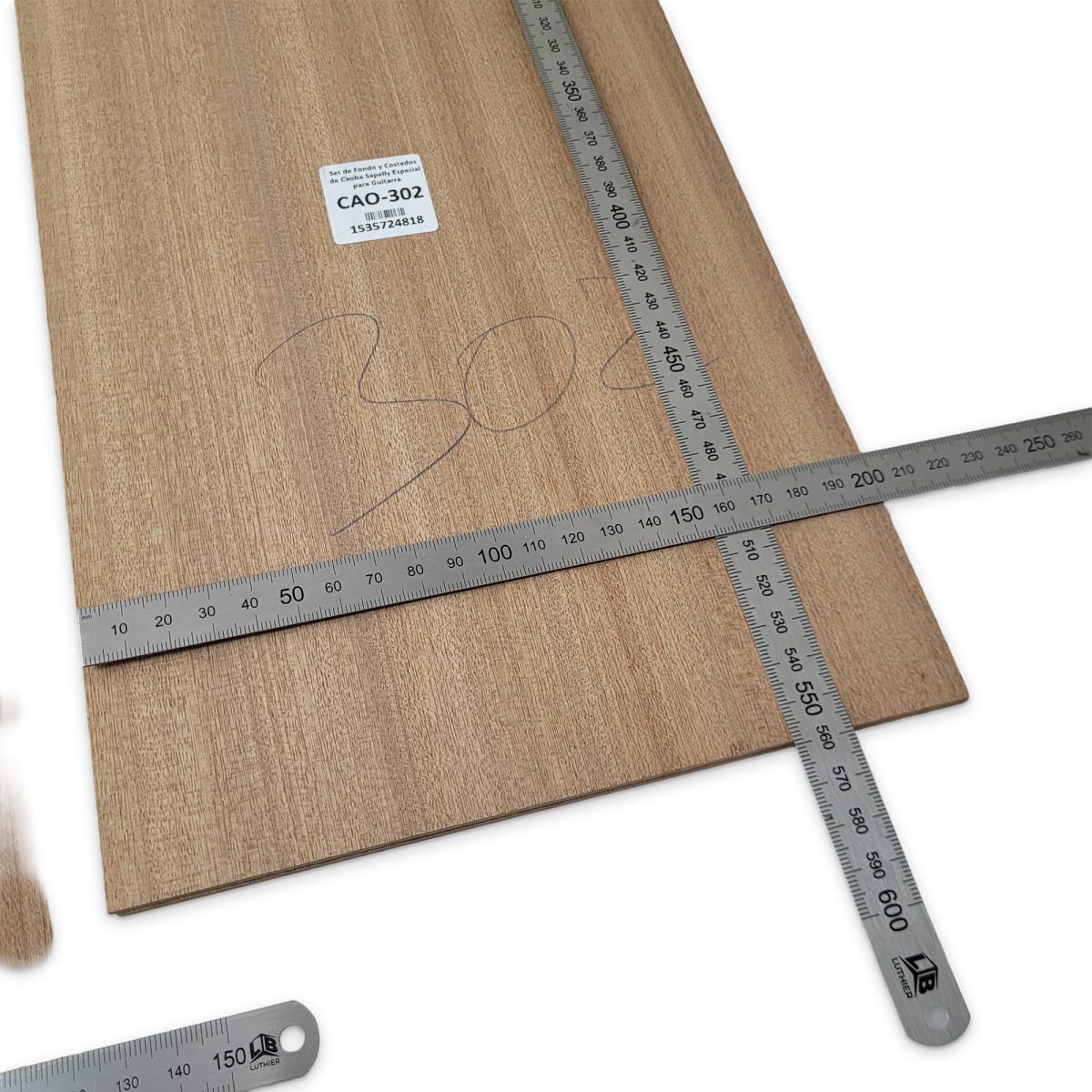 Set de Fondo y Costados CAO-302 de Caoba Sapelly Especial para Guitarra5
