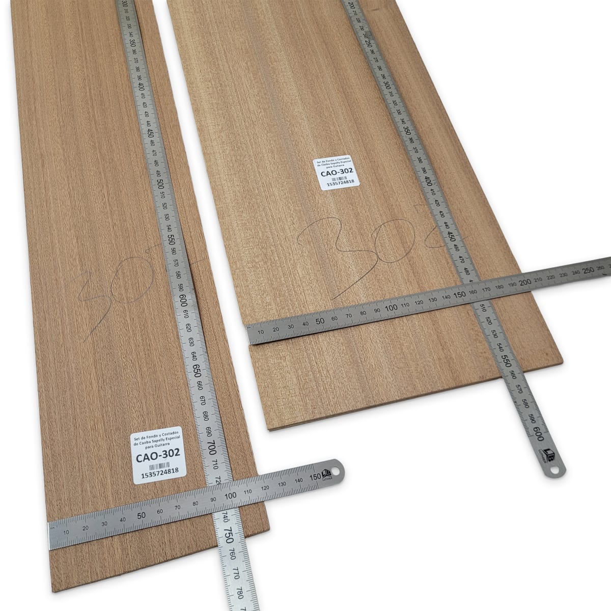 Set de Fondo y Costados CAO-302 de Caoba Sapelly Especial para Guitarra3
