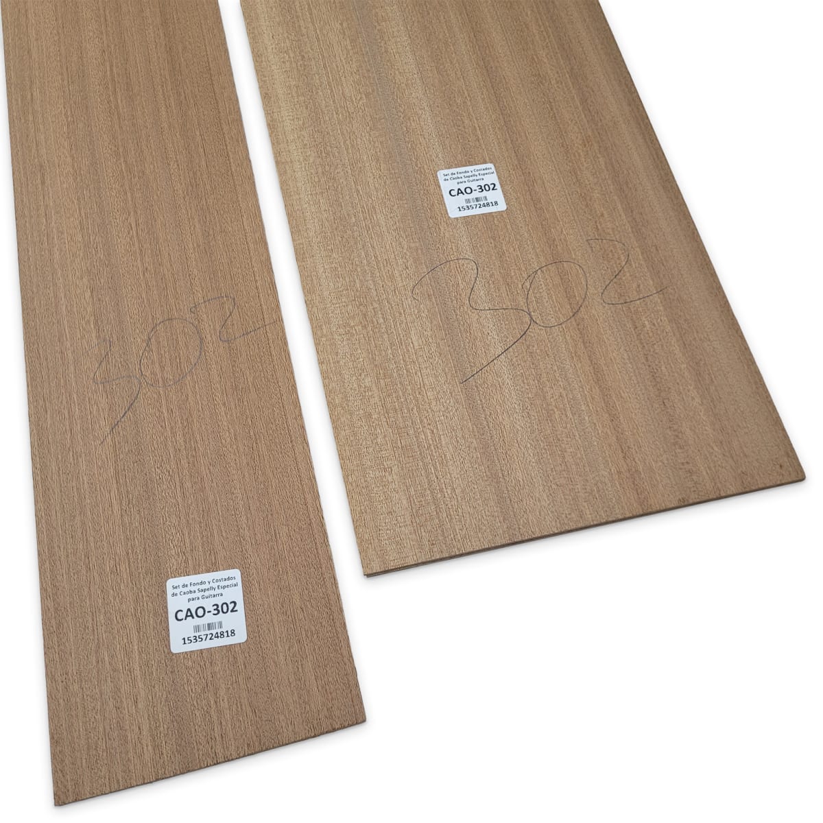 Set de Fondo y Costados CAO-302 de Caoba Sapelly Especial para Guitarra7