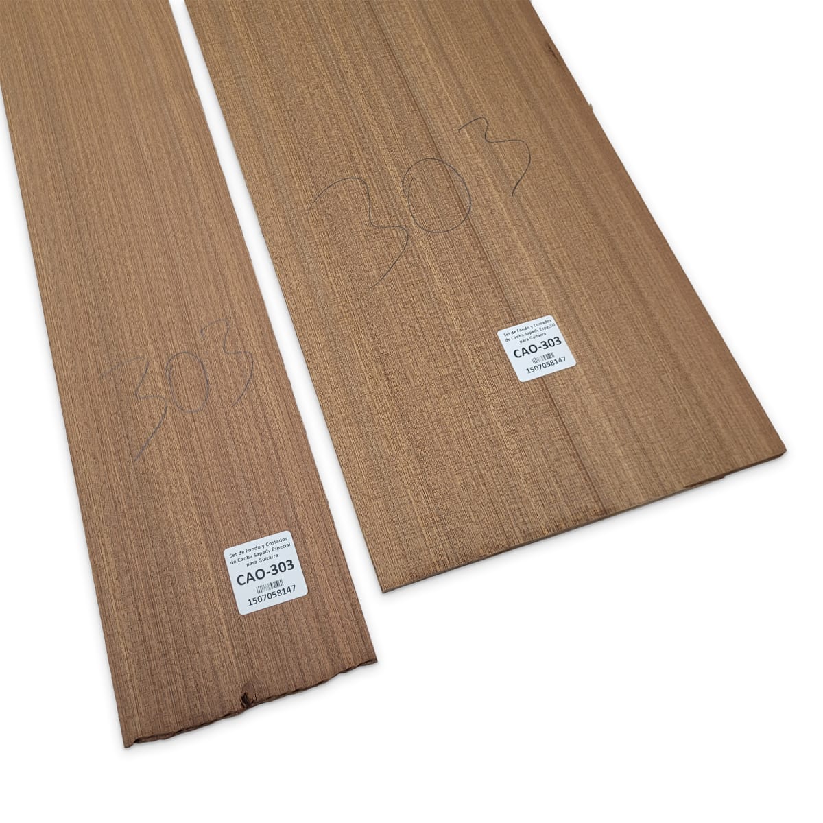 Set de Fondo y Costados CAO-303 de Caoba Sapelly Especial para Guitarra7