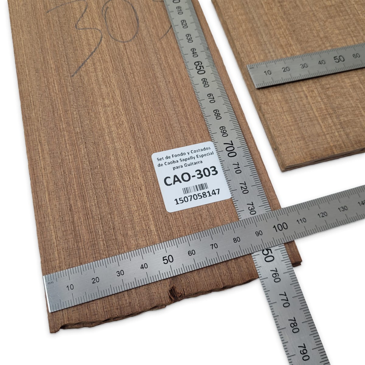 Set de Fondo y Costados CAO-303 de Caoba Sapelly Especial para Guitarra4