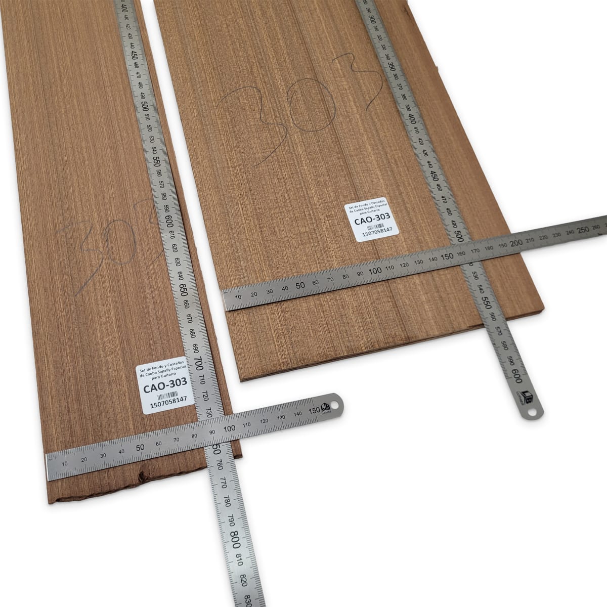 Set de Fondo y Costados CAO-303 de Caoba Sapelly Especial para Guitarra3