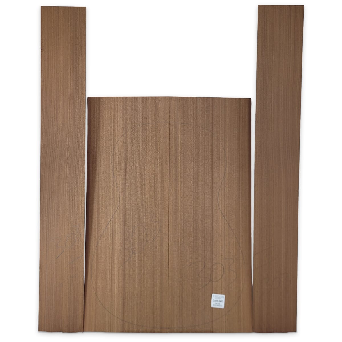 Set de Fondo y Costados CAO-303 de Caoba Sapelly Especial para Guitarra 0