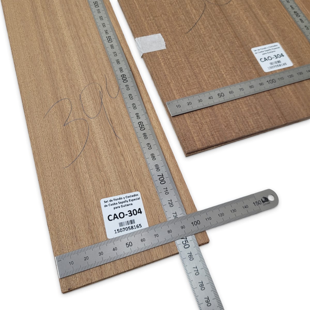 Set de Fondo y Costados CAO-304 de Caoba Sapelly Especial para Guitarra4