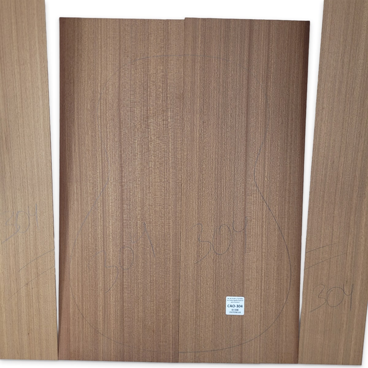 Set de Fondo y Costados CAO-304 de Caoba Sapelly Especial para Guitarra9