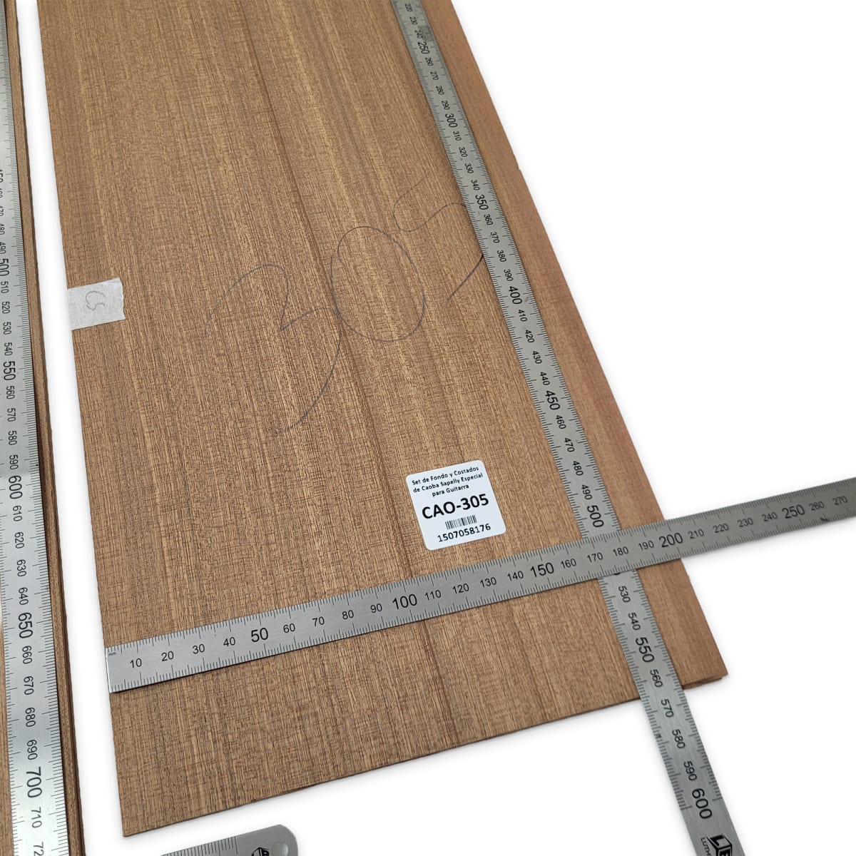 Set de Fondo y Costados CAO-305 de Caoba Sapelly Especial para Guitarra4