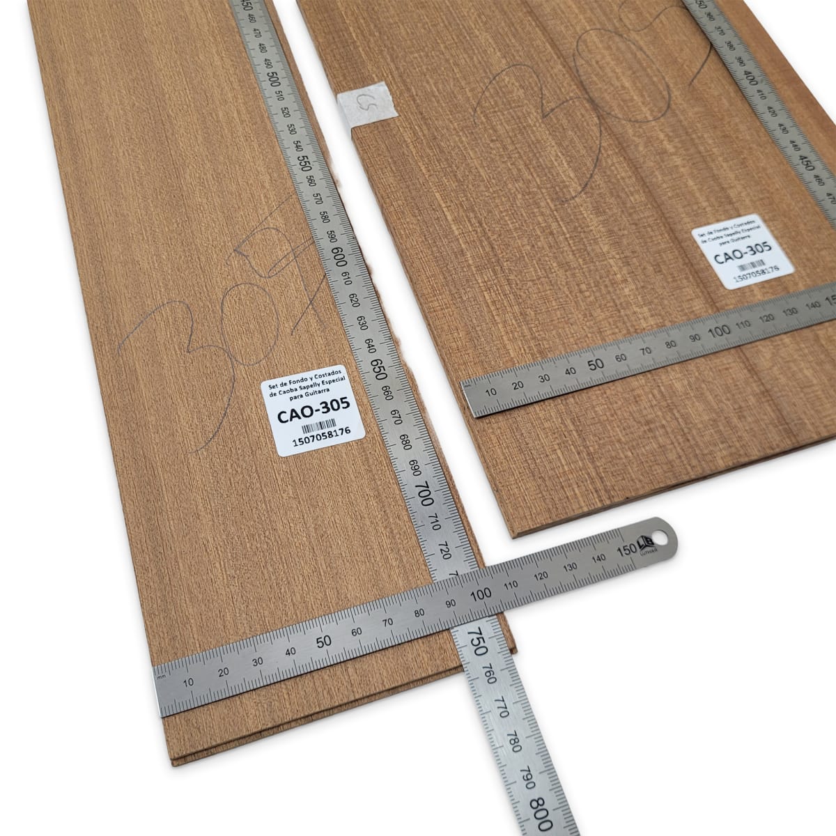 Set de Fondo y Costados CAO-305 de Caoba Sapelly Especial para Guitarra3