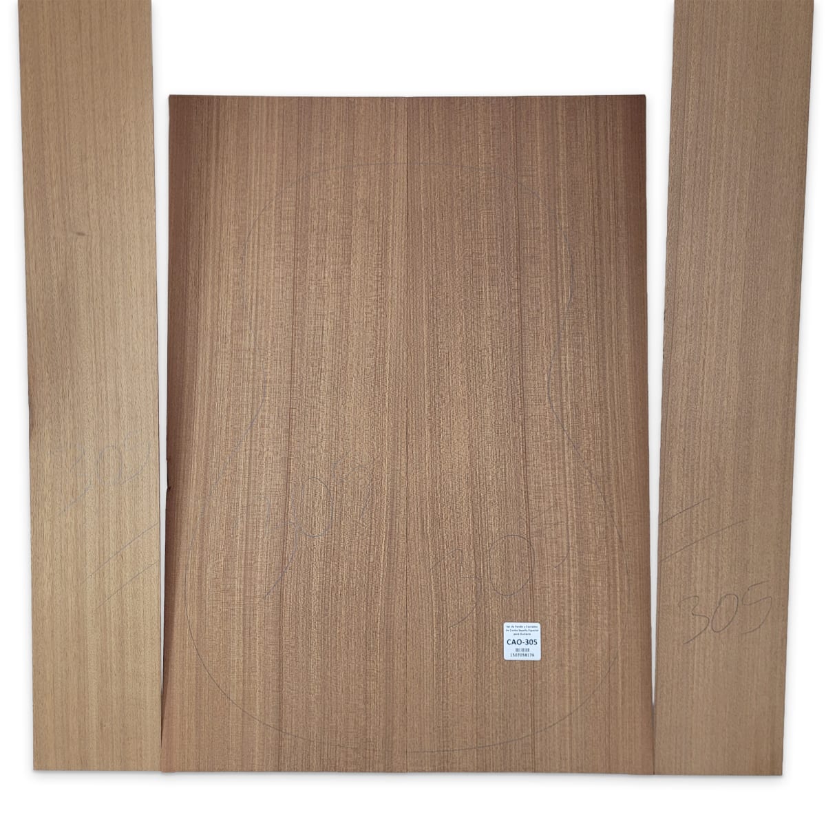 Set de Fondo y Costados CAO-305 de Caoba Sapelly Especial para Guitarra8
