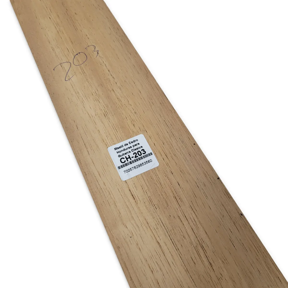 Mastil para Guitarra CH-203 de Cedro Honduras Economico con Detalles5