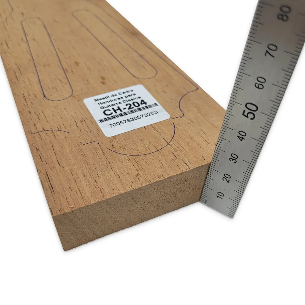 Mastil para Guitarra CH-204 de Cedro Honduras Economico con Detalles 0