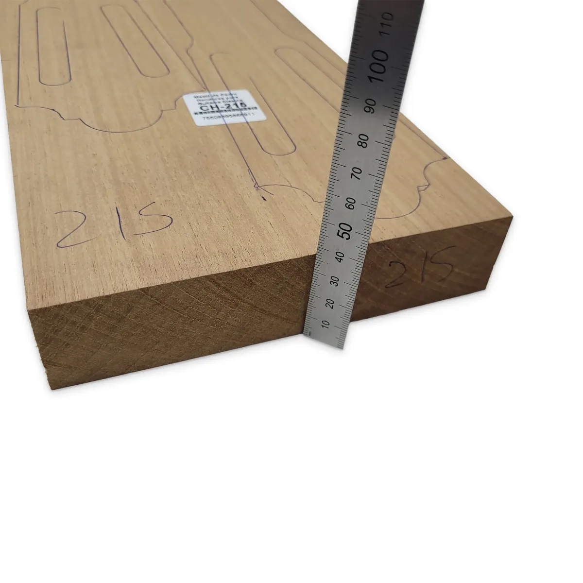 Mastil para Guitarra CH-215 de Cedro Honduras Economico con detalles3