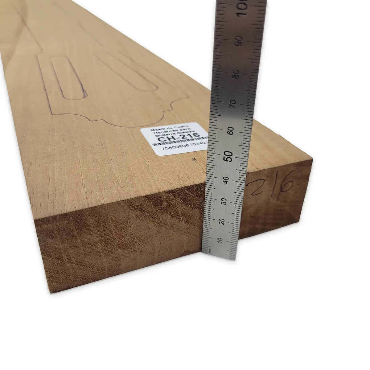 Mastil para Guitarra CH-216 de Cedro Honduras Especial6