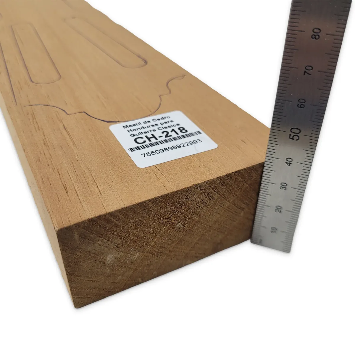 Mastil CH-218 de Cedro Honduras Especial para Guitarra Clasica5
