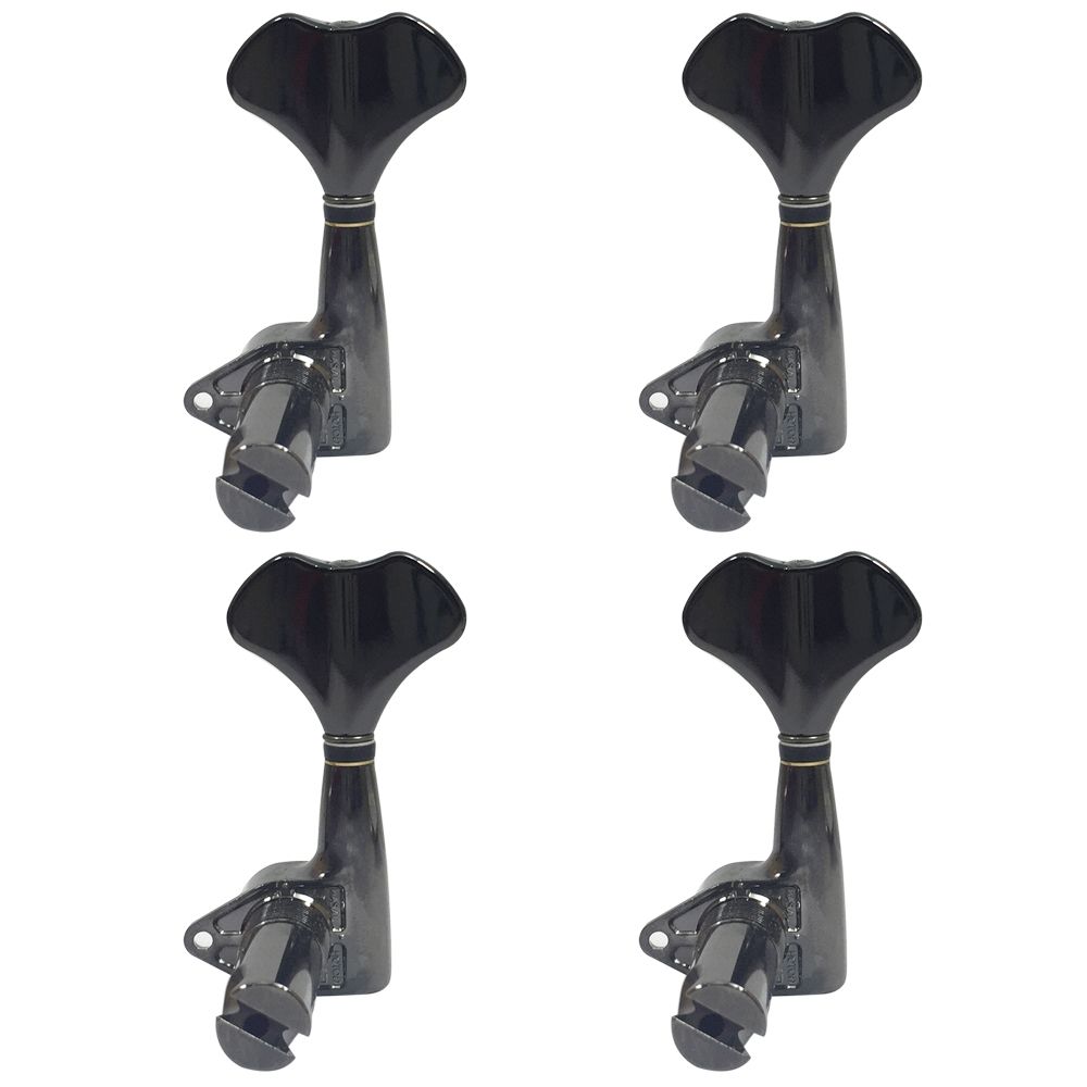 Clavijero Gotoh GB707 para Bajo. Disposicion 4L. Color Cosmo Black2