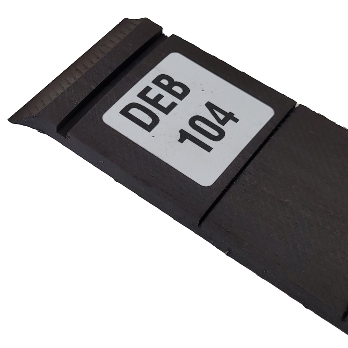 Diapasón Ranurado DEB-104 de Ébano Africano Especial para Guitarra Tipo Fender Escala 25.5