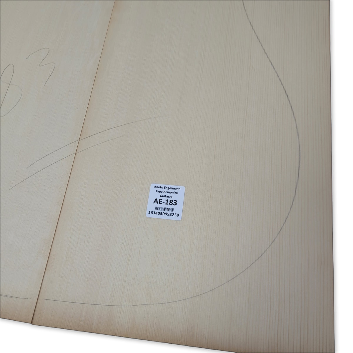 Tapa Armonica AE-183 de Abeto Engelmann Especial AAA para Guitarra8