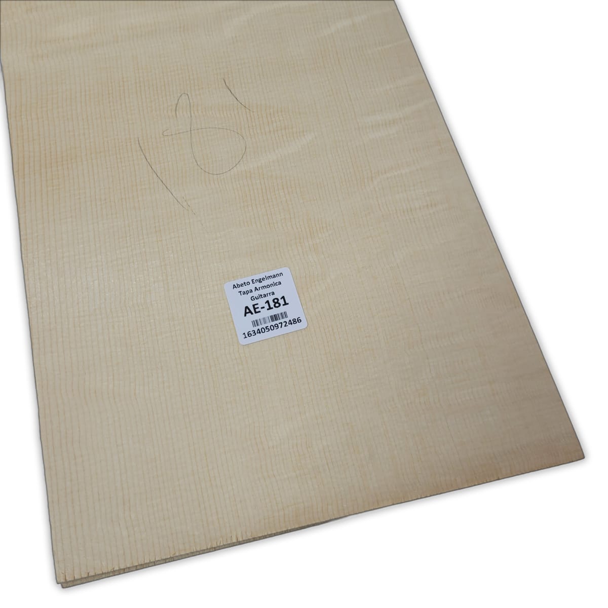 Tapa Armonica AE-181 de Abeto Engelmann Especial AAA Garra de Oso para Guitarra4