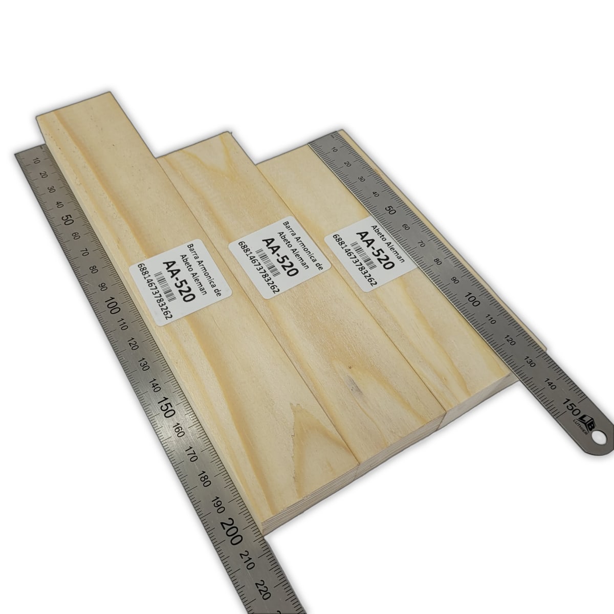 Set de 3 Barras Armonicas AA-520 de Abeto Alemán para Armado Interno2