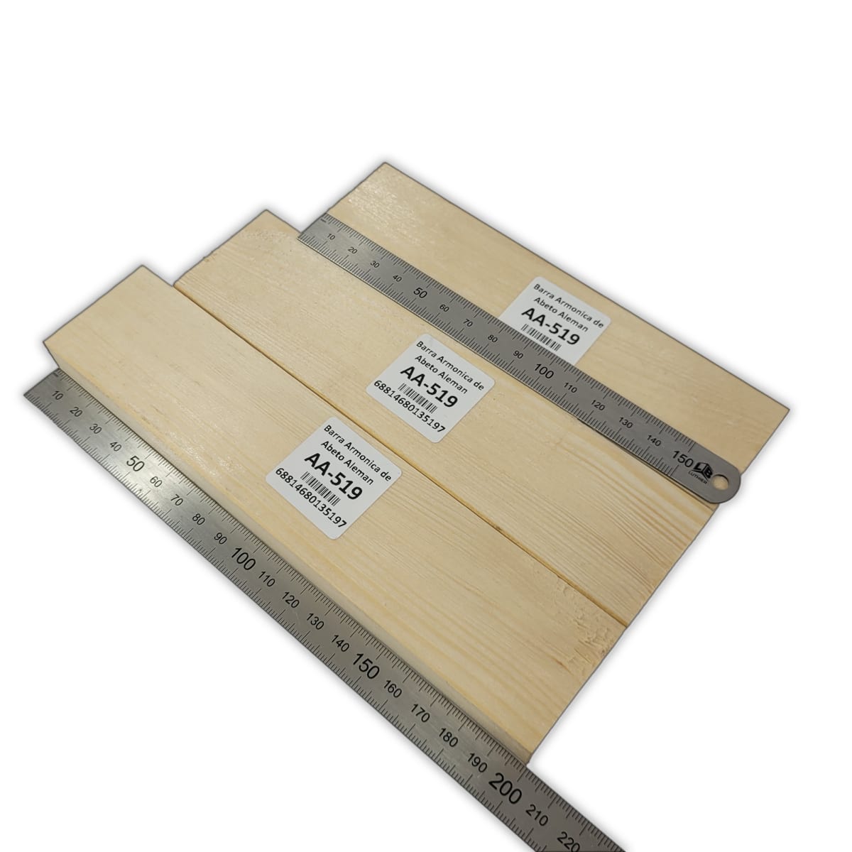 Set de 3 Barras Armonicas AA-519 de Abeto Alemán para Armado Interno2